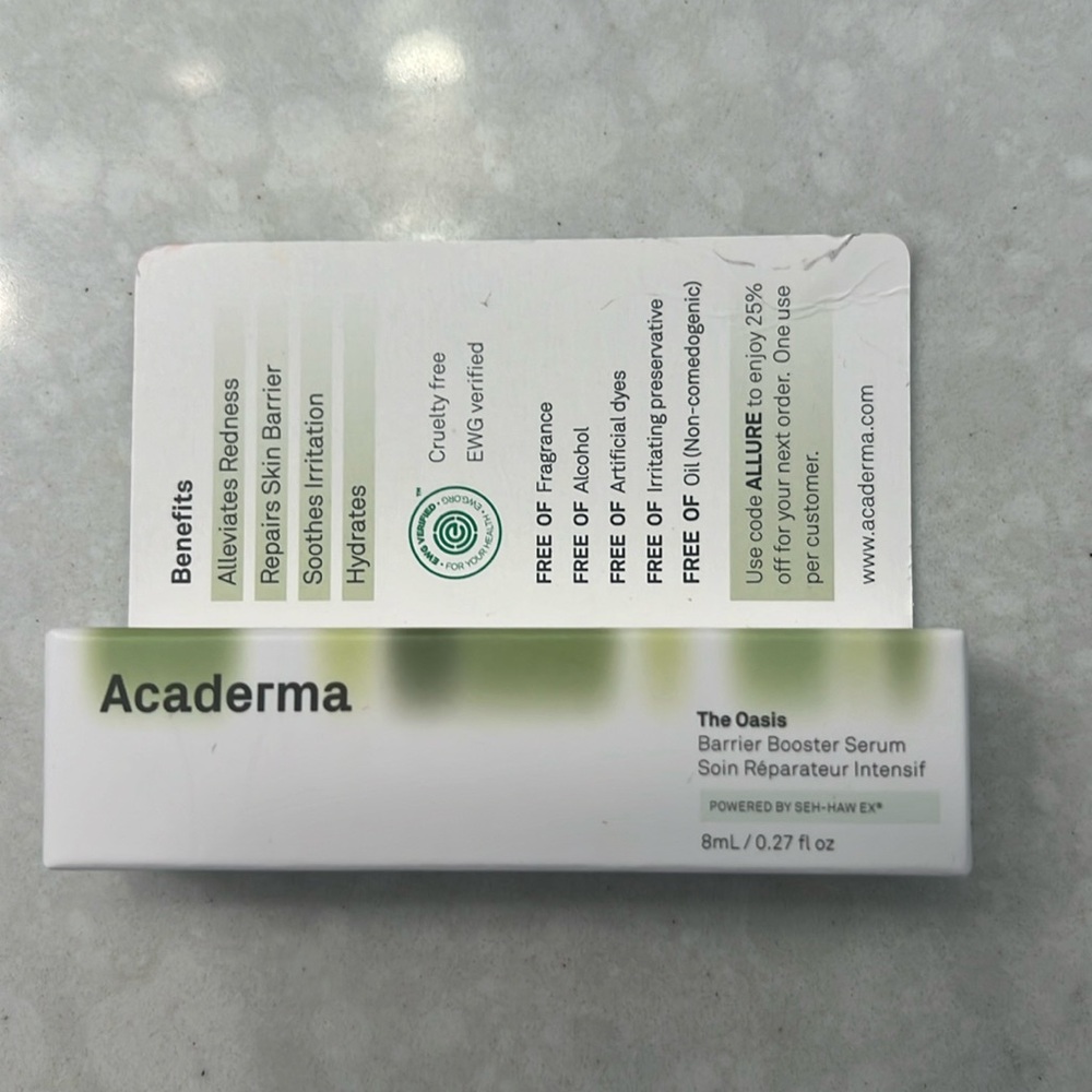 🦋3/$15. Acaderma The Oasis Barrier Booster Serum